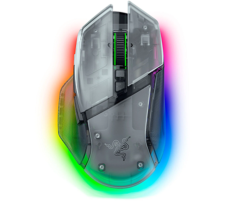 Razer Basilisk V3 Pro 35K Phantom White