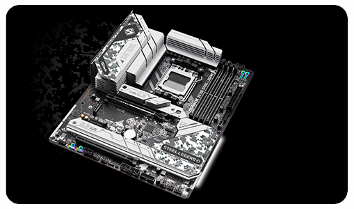ASRock AMD Ryzen X670E Steel Legend AM5 PCIe DDR5 ATX