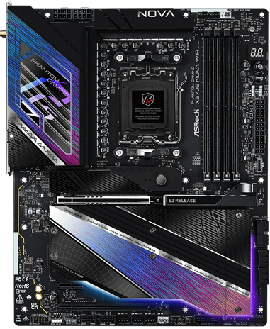 ASRock AMD X870E Nova WiFi 7 AM5 DDR5 PCIe 5.0 ATX