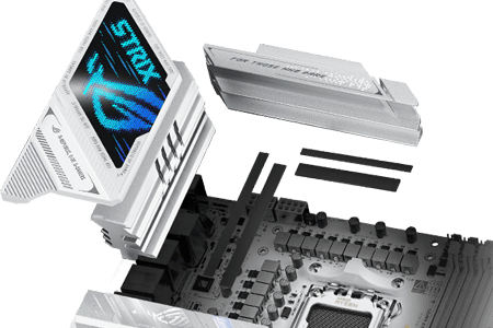 M.2 AND CHIPSET HEATSINKS
