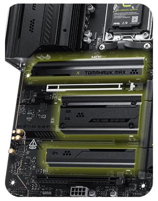 x4 M.2 2280 Slots
