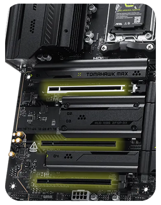 x3 PCIe x16 Slots