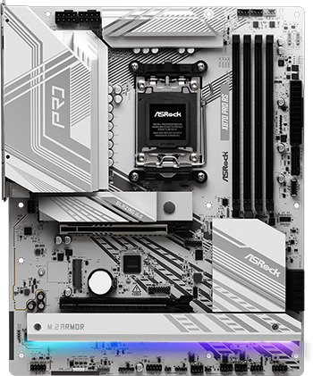 ASRock STEEL LEGEND X870 DDR5 AM5 Motherboard for Ryzen 8000/9000 Series