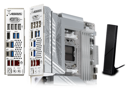 Gigabyte AMD X870 AORUS ELITE WiFi7 ICE ATX Motherboard