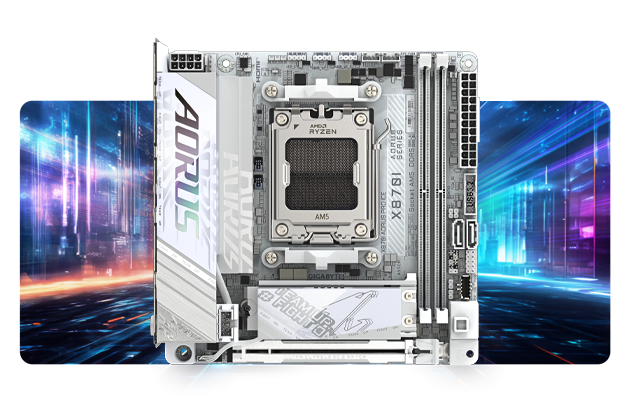 マザーボード GIGABYTE X870I AORUS PRO ICE Gigabyte X870I AORUS PRO ICE AM5 Mini-ITX X870I AORUS PRO ICE