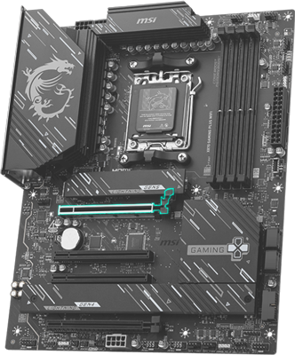 PCIE 5 slots