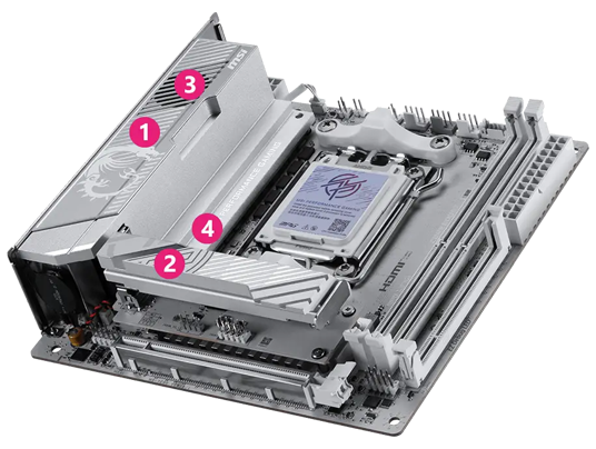 Massive Cooling heatsinks