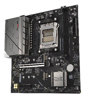 Hero angle of the PULSE A620AM motherboard.