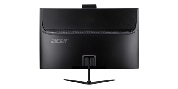 Rear angle of the Aspire C AIO PC.