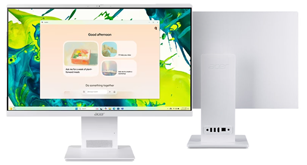 24-inch Aspire S24 AI Full HD Core Ultra 5 Copilot+ All-in-One PC from Acer.