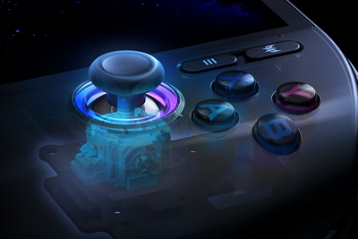 Joystick TMR technology revealed within the Atlas 8 shell.