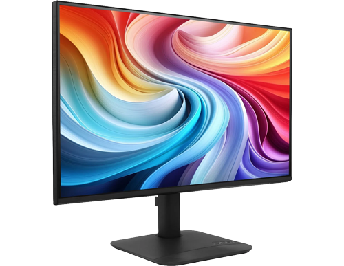 3/4 view of the monitor