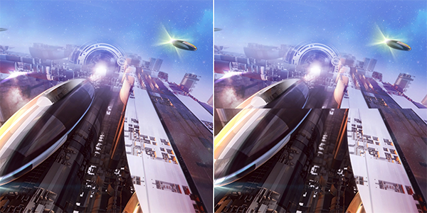 Image showing AMD Freesync on and off