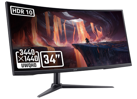 angled shot of monitor showing dual mode capability