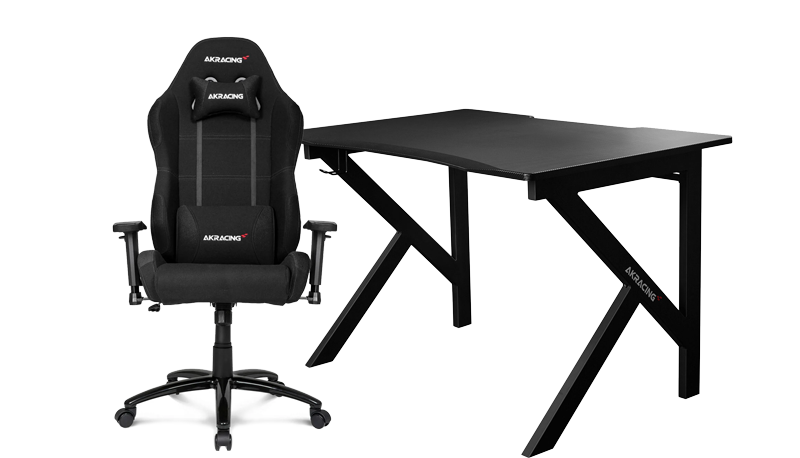 AKRacing Desk, Mousepad and Gaming Chair Bundle