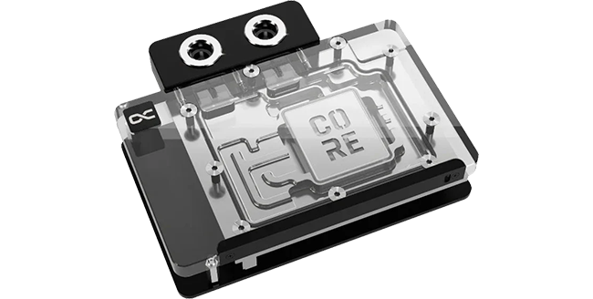 Image of the Core cooler showing off the core logo