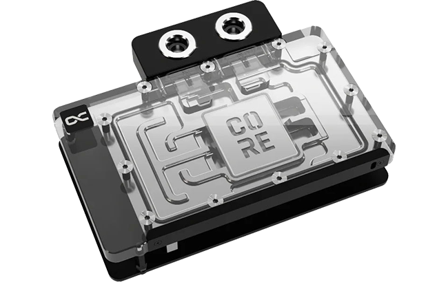 Image of the Core cooler showing off the core logo