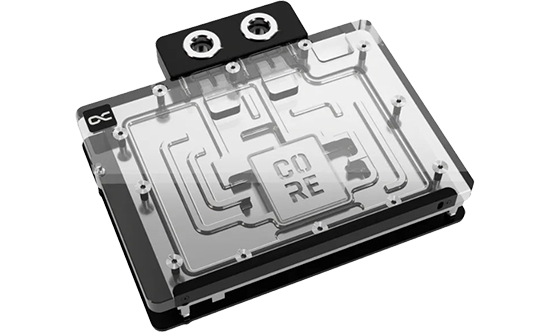 Image of the Core cooler showing off the core logo