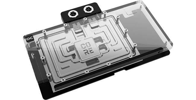Image of the Core cooler showing off the core logo