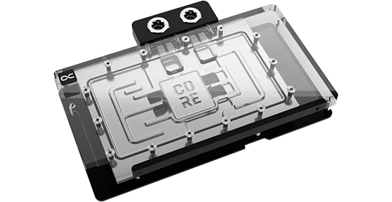 Image of the Core cooler showing off the core logo