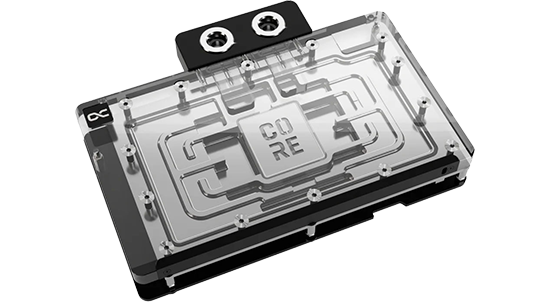 Image of the Core cooler showing off the core logo