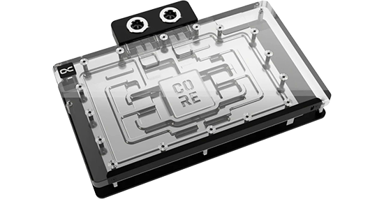 Image of the Core cooler showing off the core logo