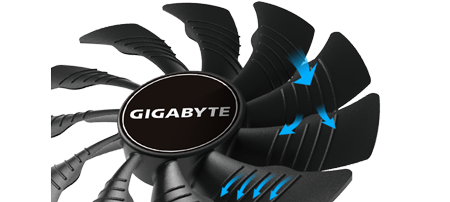 Gigabyte Unique Fan Blades