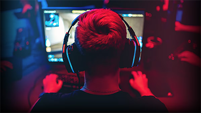 Pro gamer, streaming with AI accelerated quality enhancements