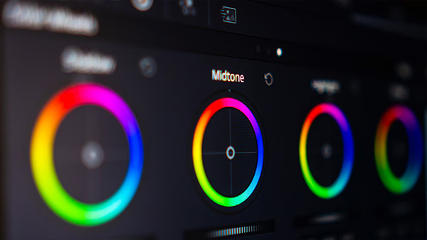 DaVinci Resolve Colour Wheels