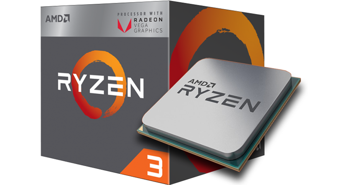 AMD Ryzen 3 2200G with Radeon Vega