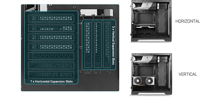 vertical horizontal expansion slots