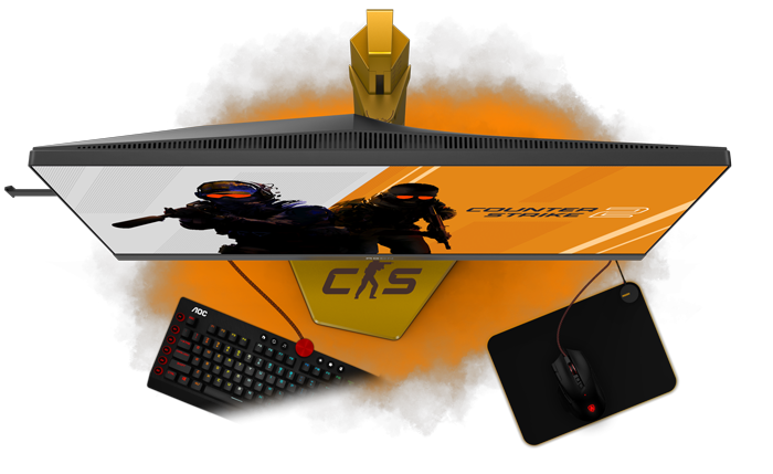 Themed desktop photo of CS2 gear