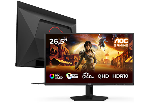 26.5-inch Q27G41ZDF QD-OLED monitor Gaming Monitor from AOC
