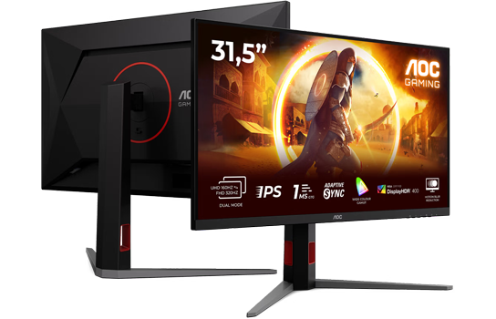 31.5-inch U32G4U Dual-Frame Gaming UHD 160Hz FHD 320Hz Gaming Monitor from AOC