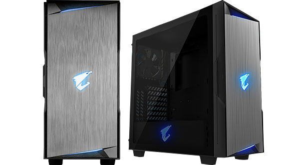 aorus c300 mid tower rgb gaming case