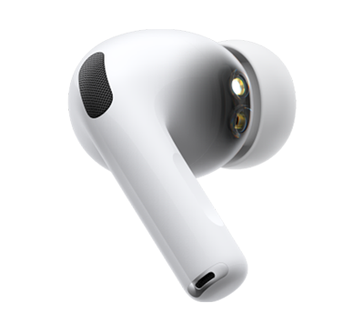Image of design of heart rate sensing inside Airpods Pro 3
