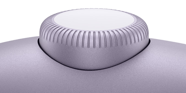 AirPods Max 2 headphones with detail of Digital Crown.