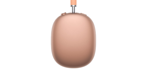 AirPods Max 2 headphones with detail of anodised aluminium cup.