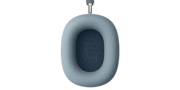 AirPods Max 2 headphones with detail of ear cushion interior.