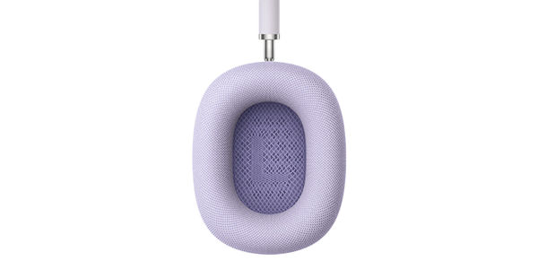 AirPods Max 2 headphones with detail of ear cushion interior.