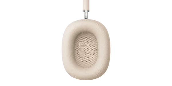 AirPods Max 2 headphones with detail of ear cushion interior.
