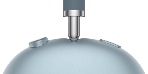 AirPods Max 2 with detail of telescoping arm.