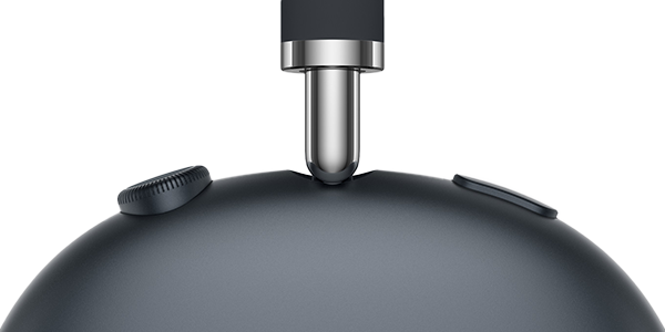AirPods Max 2 with detail of telescoping arm.
