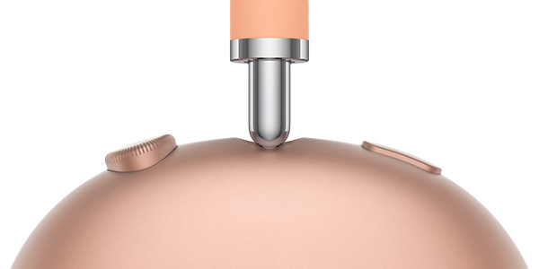 AirPods Max 2 with detail of telescoping arm.