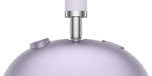 AirPods Max 2 with detail of telescoping arm.