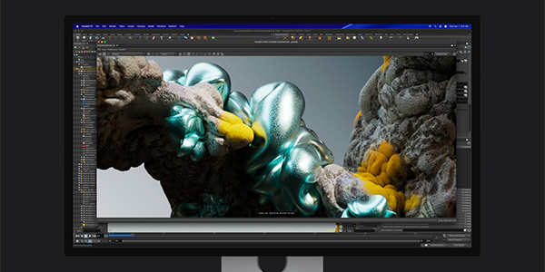 Houdini + Maxon Redshift on Studio Display XDR.