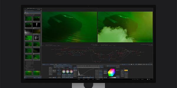 Autodesk Flame on Studio Display XDR.