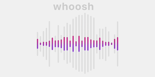 Audio waves.