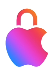 Apple privacy padlock icon.
