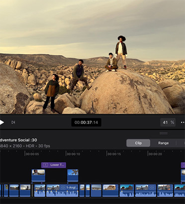 Video editing app on iOS